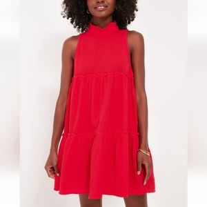 Pomander Place Gauze Morgan Dress in Red